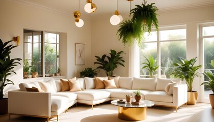 Photo interior modern design room 3d illustration