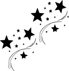 Magical Shooting Star Clipart