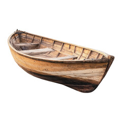 Wooden Rowboat