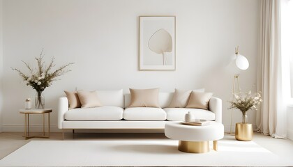 Photo interior modern design room 3d illustration