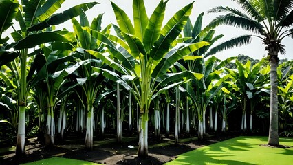 Obraz premium green palm tree