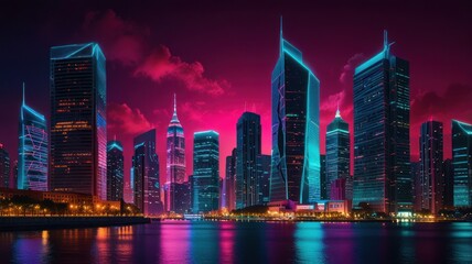 Neon Cityscape
