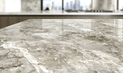 Close-up of a modern kitchen countertop