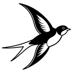 Obraz premium Graceful Flyer: The Barn Swallow