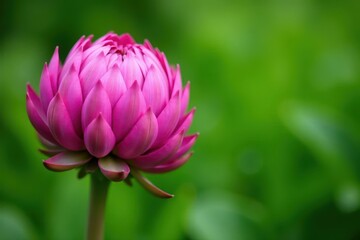 A vibrant Jerusalem artichoke flower in full bloom against a lush green background , image, nature, fresh