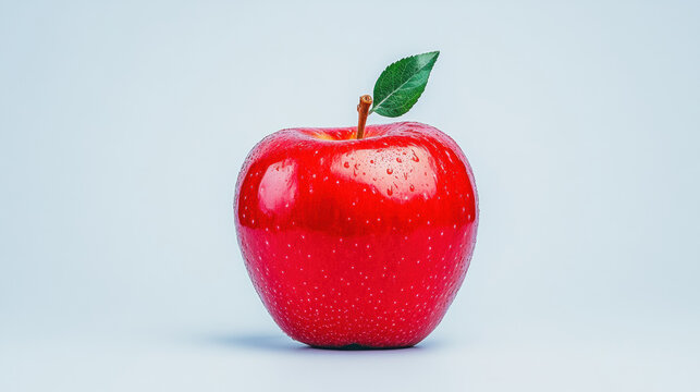 Slicing a Red Apple Kitchen Counter Food Photography Bright Workspace Close-Up Lots of Vegetables in Focus