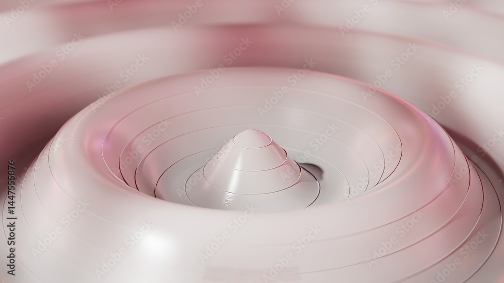 Poster smooth concentric circles expand and contract, creating a mesmerizing visual effect, ideal for proje