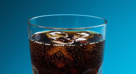 Iced Cola: Sparkling Refreshment in a Glass