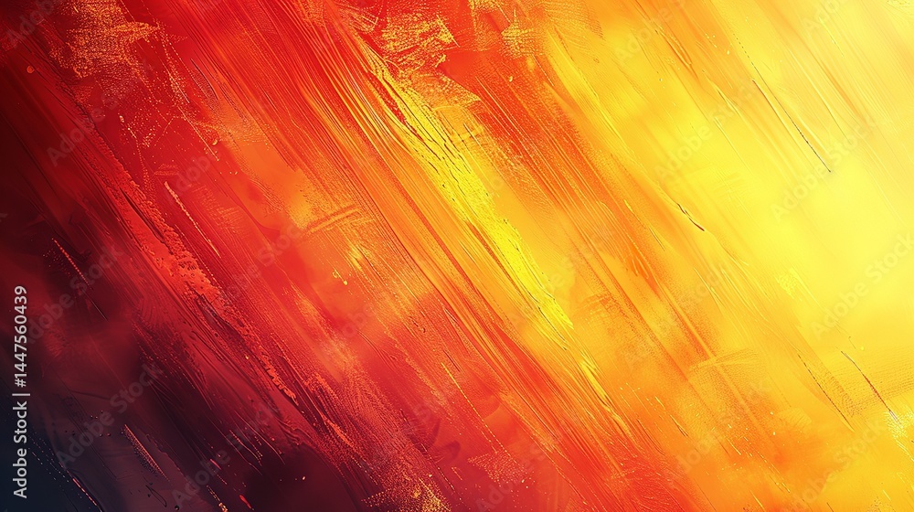 Fototapete generate a smooth, gradient texture transitioning from vibrant yellow to deep red, ideal for energet