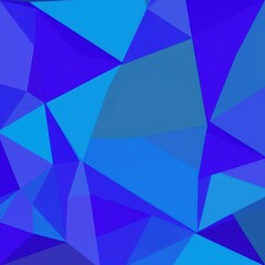 Obraz premium Abstract geometric background featuring overlapping blue and purple triangles, creating a dynamic pattern, card, advertising, wallpaper