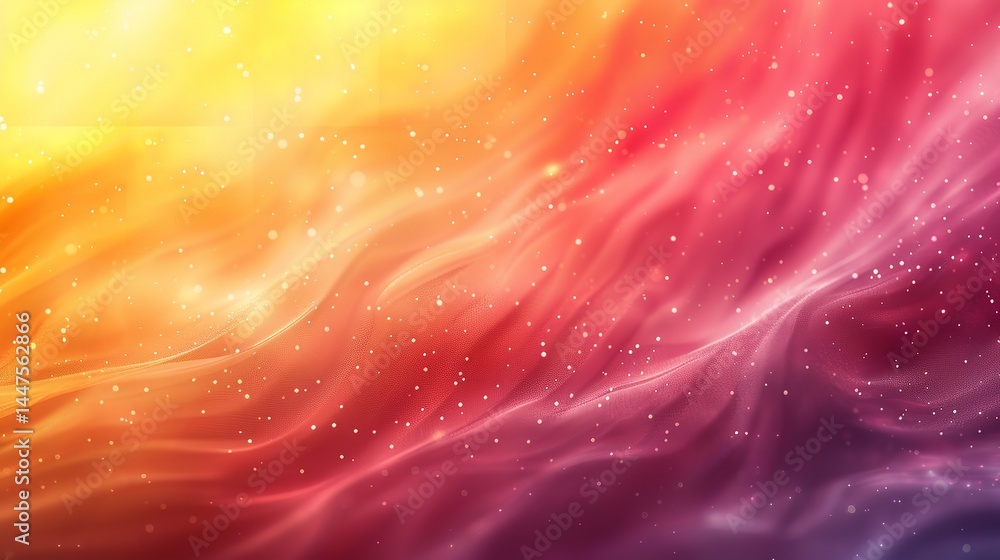 Poster generate a smooth, gradient texture transitioning from vibrant yellow to deep red, ideal for energet