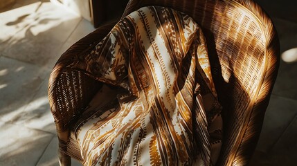 patterned robe