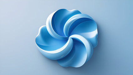 blue and white ribbon