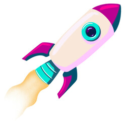 Rocket Launch Spaceship