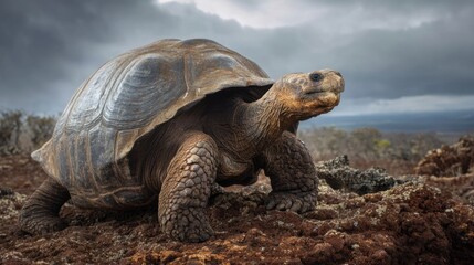 Galapagos Giant Tortoise: Ancient Wanderer