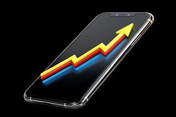 Smartphone Growth Rising Upward Trend on Mobile.