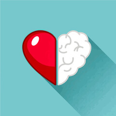 heart with brain