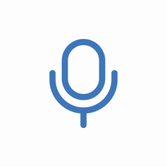 Obraz premium microphone public speaking icon sign vector