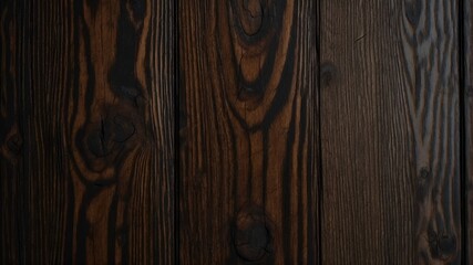 Obraz premium Elegant Dark Wood Grain Texture Background for Design Projects