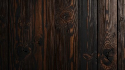 Elegant Dark Wood Grain Texture Background for Design Projects