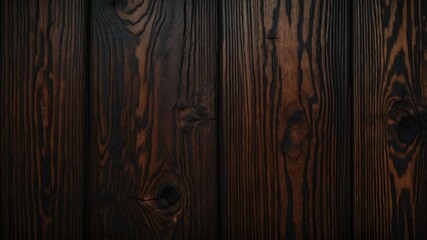 Obraz premium Elegant Dark Wood Grain Texture Background for Design Projects