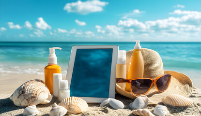 Relaxing Beach Day Essentials by the Seaside