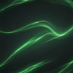 abstract green background, abstract green fractal background, abstract green energy