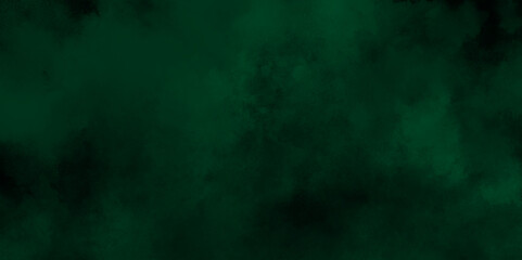 abstract cloud and vapor texture background. Black and Green smoke aquarelle smudge illustration smooth grungy smokey light green colors ink glow. green color powder explosion	