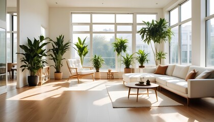 Fototapeta premium Photo interior modern design room 3d illustration