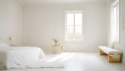 Photo interior modern design room 3d illustration