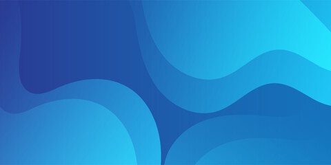 Abstract blue wave background. Dynamic shapes composition. Eps10 vector