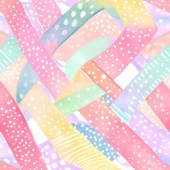 cute ribbon pattern background