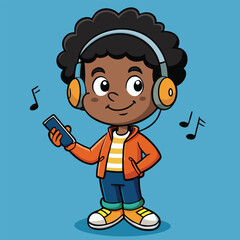 boy with a mobile phone