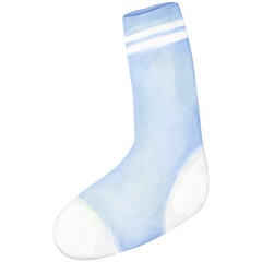 Hand painted watercolor dad socks