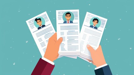 AI-powered resume screening optimizing corporate hiring processes