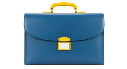 Isolated Blue Briefcase