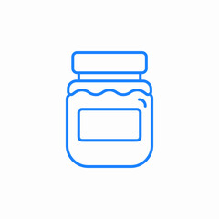 mason jar icon sign vector
