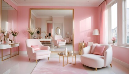 Photo interior modern design room 3d illustration