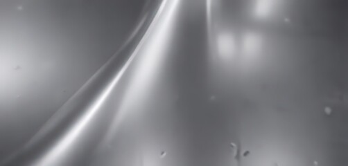 Obraz premium Sleek silver metallic surface, highly polished and reflective , texture, design