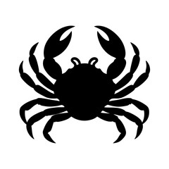 Blue Crab Vector Silhouette Art
