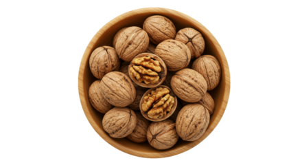 Walnut bowls nutty bounty shells and kernels