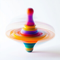 baby rattle isolated on white