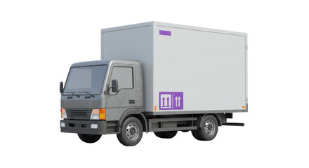 Isolated Truck for delivery