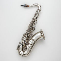 saxophone isolated on white