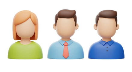 Isolated User avatars