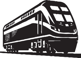 AirGo Express: Sleek Modern Train Illustration with Efficient Design