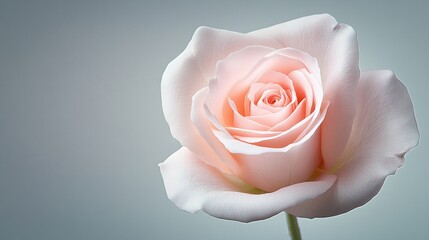 A Delicate Pink Rose: A Study in Softness and Elegance