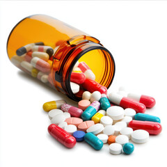 red and yellow pills
