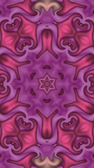 digital art in the form of a kaleidoscope