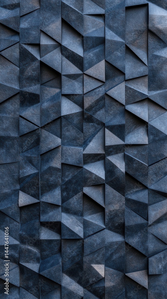 Aufkleber geometric blue pattern creating abstract with design an gradient effect, ideal for backgrounds and m